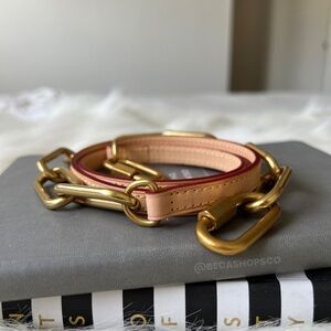 Vachetta Leather Chain Strap Replacement